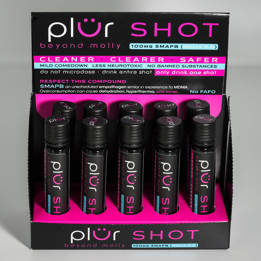 Wholesale Display Case – PLÜR SHOT – (10 units)